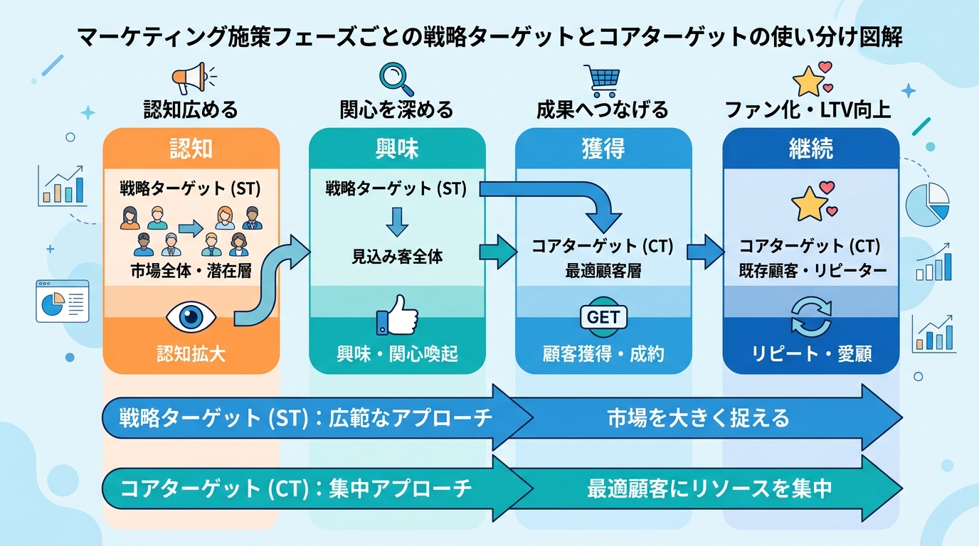 ST/CT施策フェーズ使い分け図解